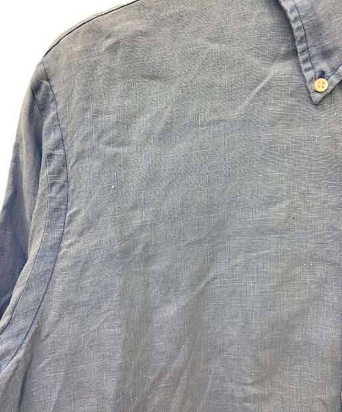 POLO RALPH LAUREN（ポロ・ラルフローレン）POLO RALPH LAUREN (ポロ・ラルフローレン) リネンシャツ スカイブルー サイズ:Lの古着・服飾アイテム