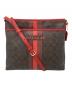 COACH (コーチ) ショルダーバッグ ブラウン×レッド：7000円