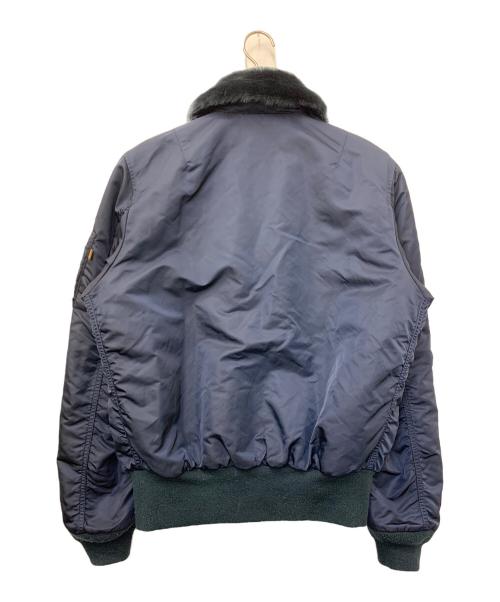 ALPHA（アルファ）ALPHA (アルファ) B-15 ジャケット ネイビー サイズ:XLの古着・服飾アイテム