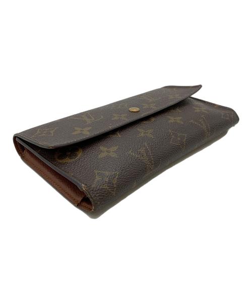 LOUIS VUITTON（ルイ ヴィトン）LOUIS VUITTON (ルイ ヴィトン) モノグラム ポルトトレゾール ブラウンの古着・服飾アイテム