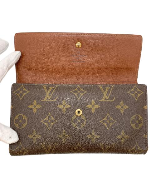 LOUIS VUITTON（ルイ ヴィトン）LOUIS VUITTON (ルイ ヴィトン) モノグラム ポルトトレゾール ブラウンの古着・服飾アイテム