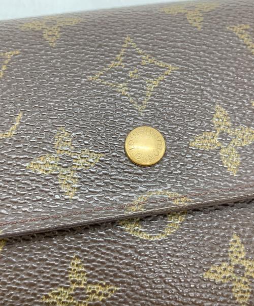 LOUIS VUITTON（ルイ ヴィトン）LOUIS VUITTON (ルイ ヴィトン) モノグラム ポルトトレゾール ブラウンの古着・服飾アイテム