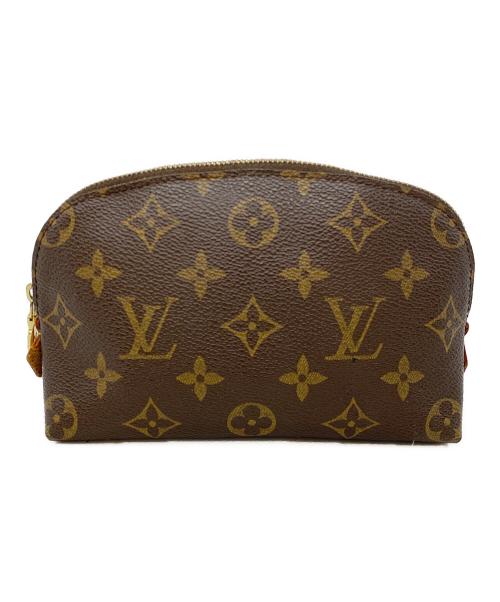 LOUIS VUITTON（ルイ ヴィトン）LOUIS VUITTON (ルイ ヴィトン) コスメポーチ ブラウンの古着・服飾アイテム