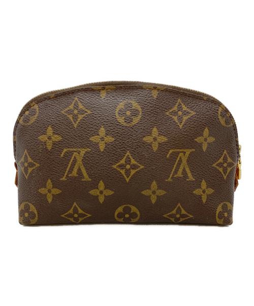 LOUIS VUITTON（ルイ ヴィトン）LOUIS VUITTON (ルイ ヴィトン) コスメポーチ ブラウンの古着・服飾アイテム
