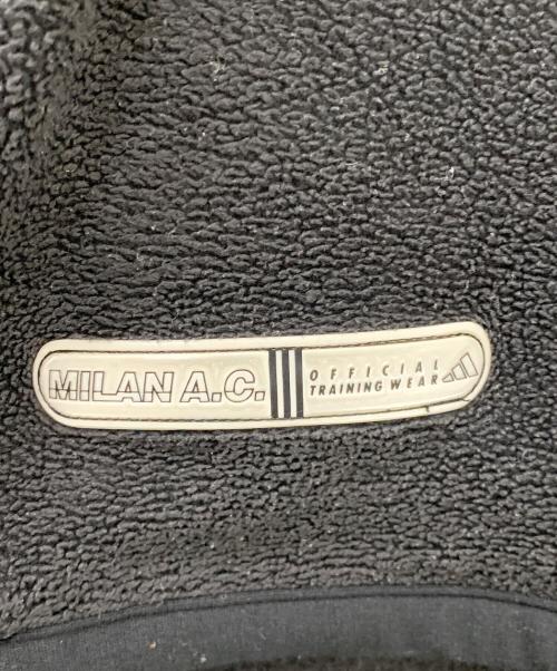adidas（アディダス）adidas (アディダス) ハーフジップフリースジャケット ブラック×レッド サイズ:Mの古着・服飾アイテム