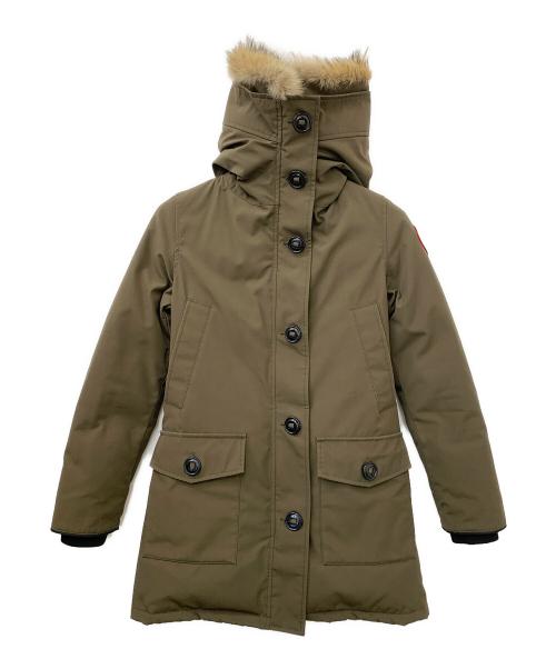 CANADA GOOSE（カナダグース）CANADA GOOSE (カナダグース) BRONTE PARKA グリーン サイズ:XSの古着・服飾アイテム