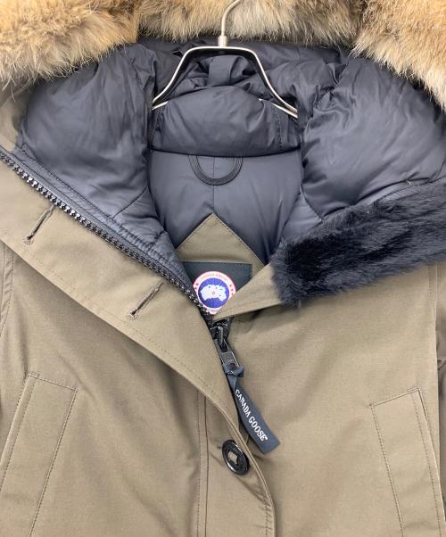 CANADA GOOSE（カナダグース）CANADA GOOSE (カナダグース) BRONTE PARKA グリーン サイズ:XSの古着・服飾アイテム