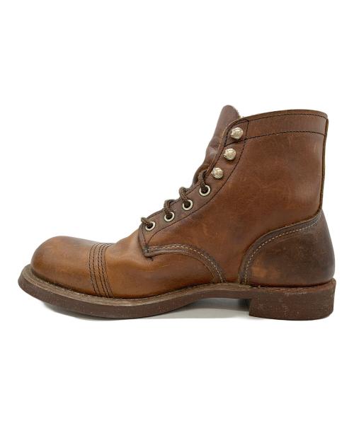 RED WING（レッドウィング）RED WING (レッドウィング) Iron Ranger ブーツ ブラウン サイズ:25.5の古着・服飾アイテム