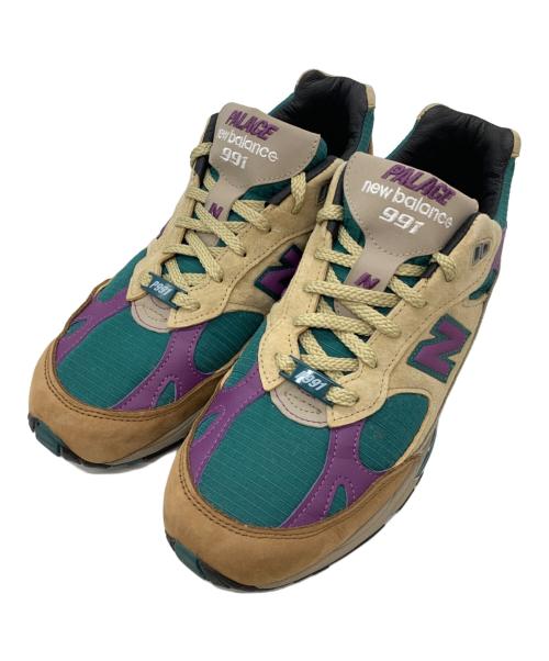 NEW BALANCE（ニューバランス）NEW BALANCE (ニューバランス) PALACE (パレス) スニーカー ブラウン サイズ:USA 8　1/2の古着・服飾アイテム