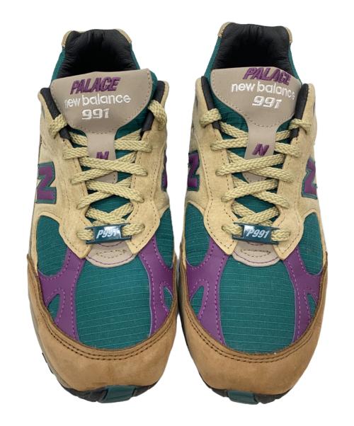 NEW BALANCE（ニューバランス）NEW BALANCE (ニューバランス) PALACE (パレス) スニーカー ブラウン サイズ:USA 8　1/2の古着・服飾アイテム