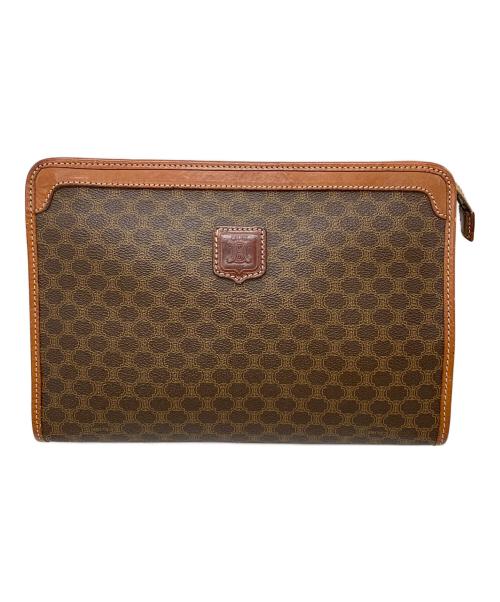 CELINE（セリーヌ）CELINE (セリーヌ) クラッチバッグ ブラウンの古着・服飾アイテム