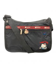 LeSportsac（レスポートサック）の古着「ショルダーバッグ ハローキティ」｜ブラック