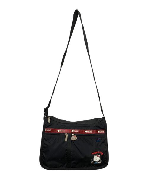 LeSportsac（レスポートサック）LeSportsac (レスポートサック) ショルダーバッグ ハローキティ ブラックの古着・服飾アイテム