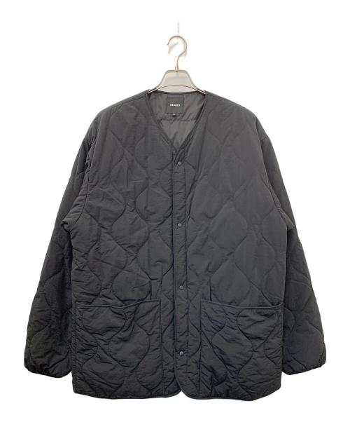 BEAMS（ビームス）BEAMS (ビームス) ダウン ミリタリー ライナージャケット ブラック サイズ:XLの古着・服飾アイテム