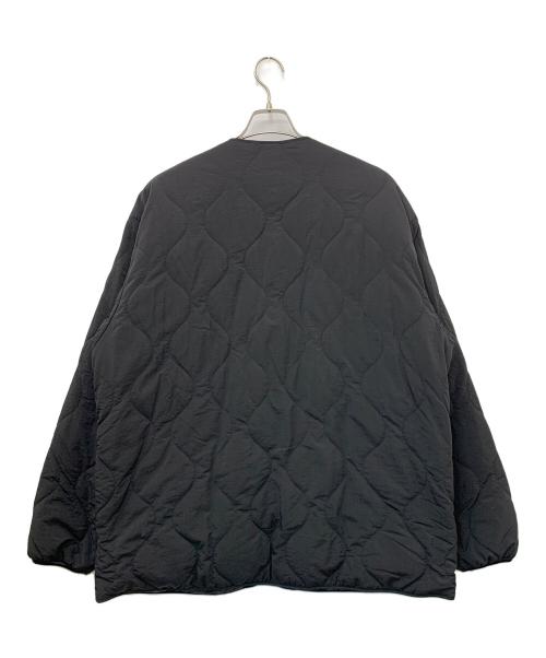 BEAMS（ビームス）BEAMS (ビームス) ダウン ミリタリー ライナージャケット ブラック サイズ:XLの古着・服飾アイテム