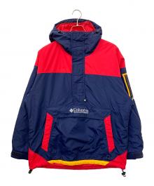 Columbia（コロンビア）の古着「90’sアノラックパーカー」｜ネイビー×レッド