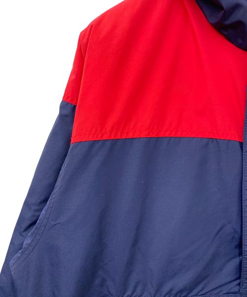 Columbia（コロンビア）Columbia (コロンビア) 90’sアノラックパーカー ネイビー×レッド サイズ:Mの古着・服飾アイテム