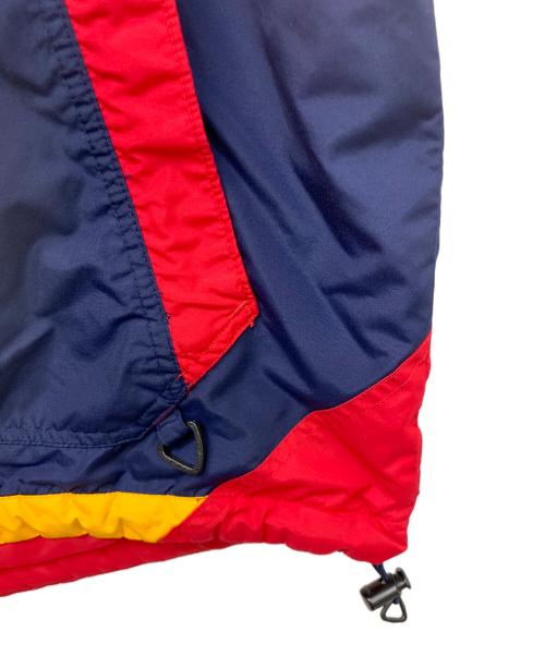 Columbia（コロンビア）Columbia (コロンビア) 90’sアノラックパーカー ネイビー×レッド サイズ:Mの古着・服飾アイテム