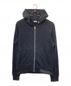DIESELディーゼル）の古着「S-ELECTRUM ジップパーカー」｜ブラック