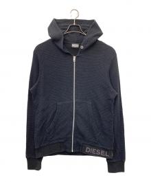 DIESEL（ディーゼル）の古着「S-ELECTRUM ジップパーカー」｜ブラック