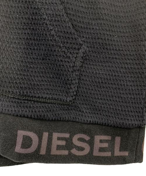 DIESEL（ディーゼル）DIESEL (ディーゼル) S-ELECTRUM ジップパーカー ブラック サイズ:XLの古着・服飾アイテム