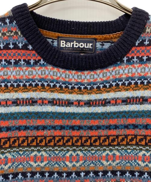 Barbour（バブアー）Barbour (バブアー) ウールニット マルチカラー サイズ:Sの古着・服飾アイテム