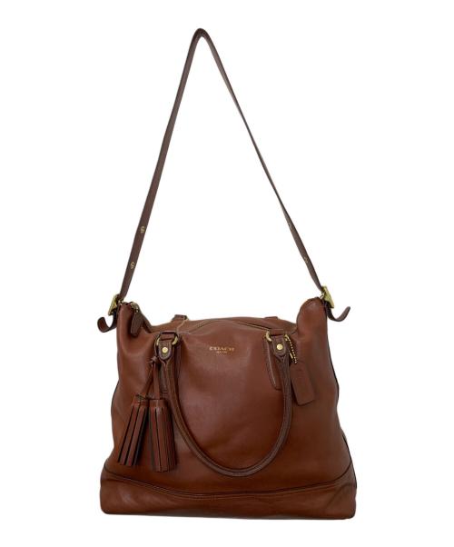 COACH（コーチ）COACH (コーチ) 2WAYショルダーバッグ ブラウンの古着・服飾アイテム