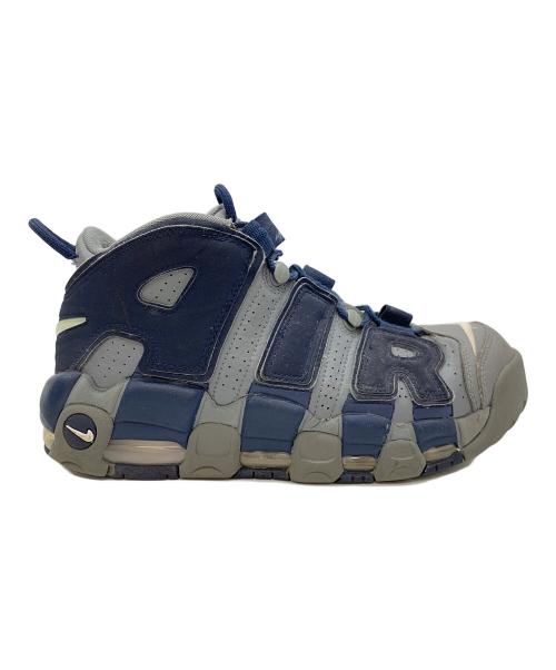 NIKE（ナイキ）NIKE (ナイキ) AIR MORE UP TEMPO グレー×ネイビー サイズ:28の古着・服飾アイテム