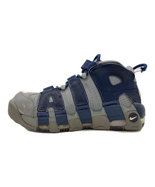 NIKE（ナイキ）NIKE (ナイキ) AIR MORE UP TEMPO グレー×ネイビー サイズ:28の古着・服飾アイテム