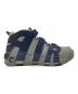 中古・古着 NIKE (ナイキ) AIR MORE UP TEMPO グレー×ネイビー サイズ:28：6000円
