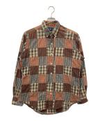 RALPH LAURENラルフローレン）の古着「パッチワークシャツ」｜マルチカラー