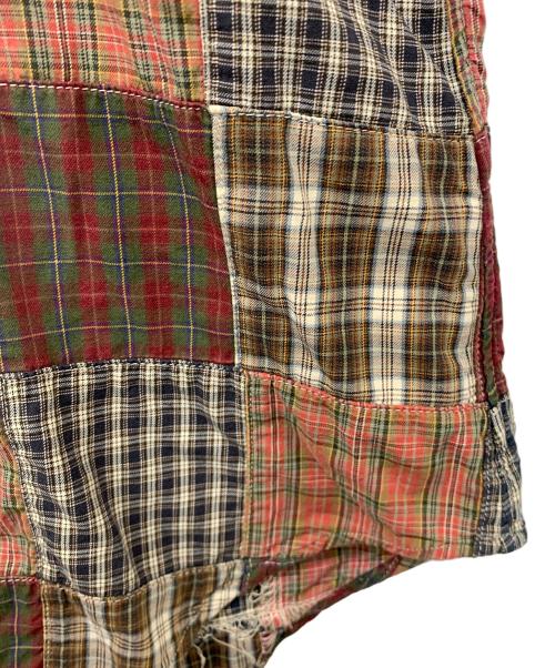 RALPH LAUREN（ラルフローレン）RALPH LAUREN (ラルフローレン) パッチワークシャツ マルチカラー サイズ:Lの古着・服飾アイテム