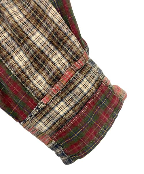 RALPH LAUREN（ラルフローレン）RALPH LAUREN (ラルフローレン) パッチワークシャツ マルチカラー サイズ:Lの古着・服飾アイテム