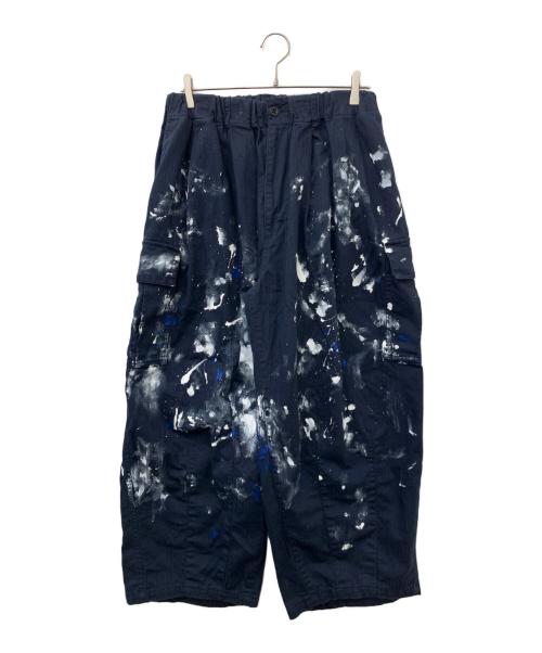 is-ness（イズネス）is-ness (イズネス) Herringbone 6-Pocket Pants ネイビー サイズ:ONE SIZEの古着・服飾アイテム