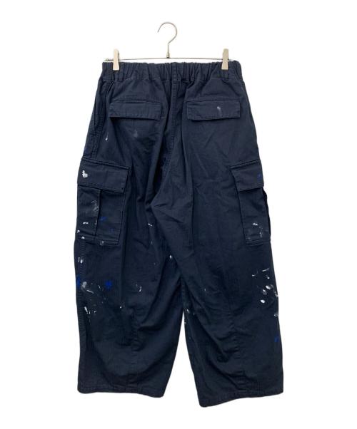 is-ness（イズネス）is-ness (イズネス) Herringbone 6-Pocket Pants ネイビー サイズ:ONE SIZEの古着・服飾アイテム