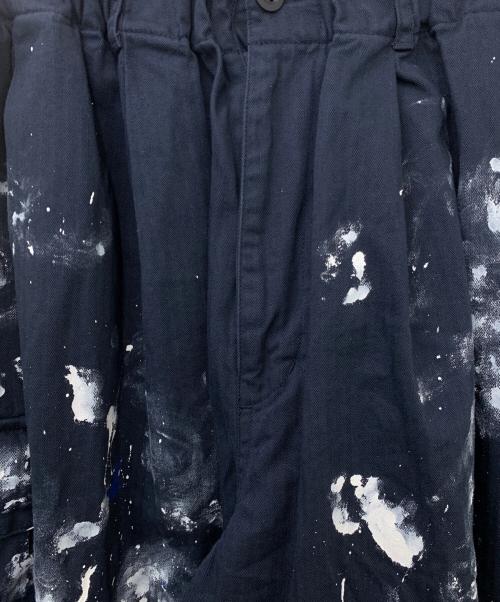 is-ness（イズネス）is-ness (イズネス) Herringbone 6-Pocket Pants ネイビー サイズ:ONE SIZEの古着・服飾アイテム