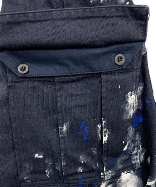 is-ness（イズネス）is-ness (イズネス) Herringbone 6-Pocket Pants ネイビー サイズ:ONE SIZEの古着・服飾アイテム