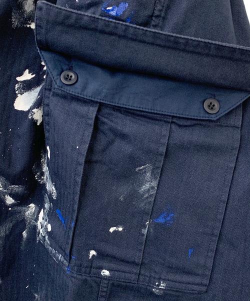 is-ness（イズネス）is-ness (イズネス) Herringbone 6-Pocket Pants ネイビー サイズ:ONE SIZEの古着・服飾アイテム