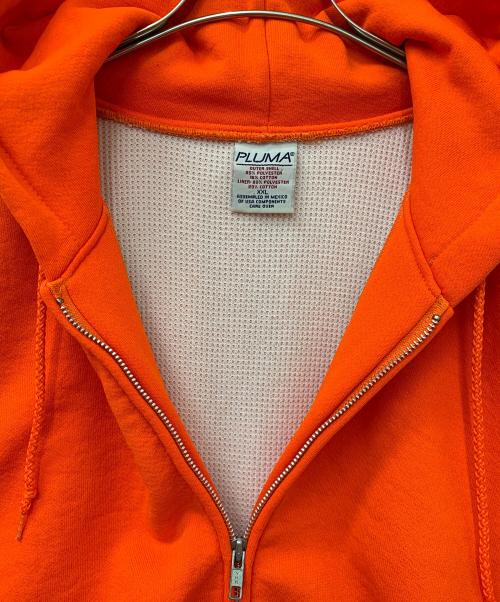 PLUMA（プルマ）PLUMA (プルマ) 裏サーマルジップパーカー オレンジ サイズ:XXLの古着・服飾アイテム