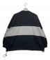 is-ness (イズネス) BALLOON COLOR BLOCK L/S TEE ブラック×グレー サイズ:M：9000円