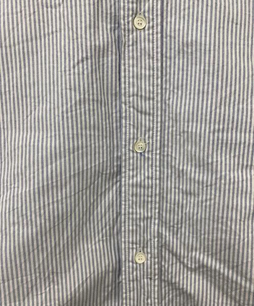 sillage（シアージ）Sillage (シアージ) コットンストライプオーバーサイズシャツ ブルー サイズ:Fの古着・服飾アイテム