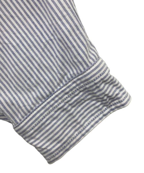 sillage（シアージ）Sillage (シアージ) コットンストライプオーバーサイズシャツ ブルー サイズ:Fの古着・服飾アイテム