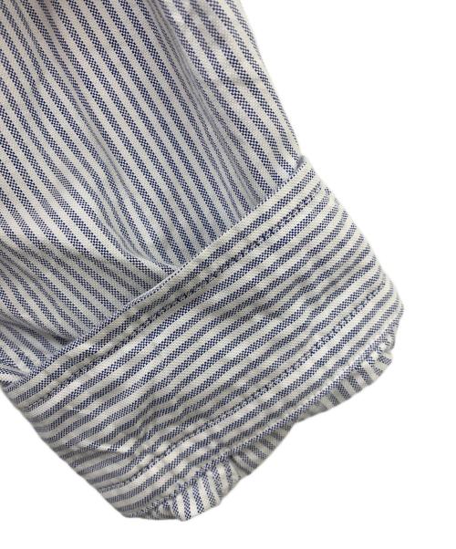 sillage（シアージ）Sillage (シアージ) コットンストライプオーバーサイズシャツ ブルー サイズ:Fの古着・服飾アイテム