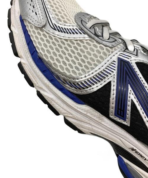 NEW BALANCE（ニューバランス）NEW BALANCE (ニューバランス) スニーカー ホワイト×ブルー サイズ:26.5の古着・服飾アイテム