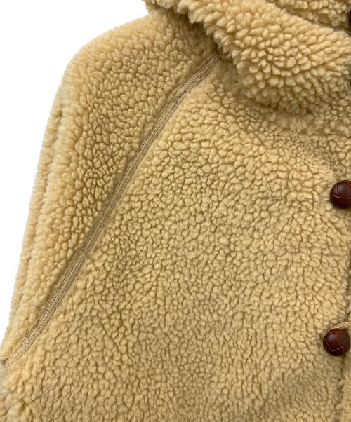 Gymphlex（ジムフレックス）Gymphlex (ジムフレックス) ボアジャケット ベージュ サイズ:14の古着・服飾アイテム