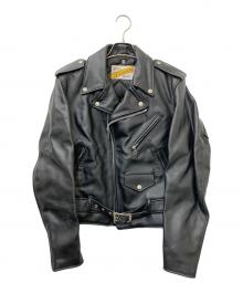 Schott（ショット）の古着「ダブルライダースジャケット」｜ブラック