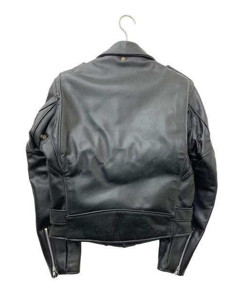 Schott（ショット）Schott (ショット) ダブルライダースジャケット ブラック サイズ:38の古着・服飾アイテム