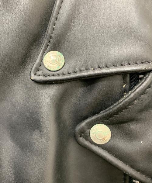 Schott（ショット）Schott (ショット) ダブルライダースジャケット ブラック サイズ:38の古着・服飾アイテム