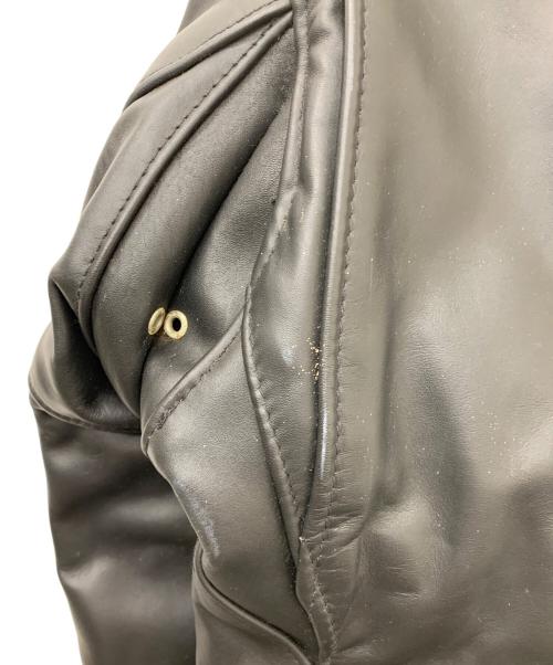 Schott（ショット）Schott (ショット) ダブルライダースジャケット ブラック サイズ:38の古着・服飾アイテム