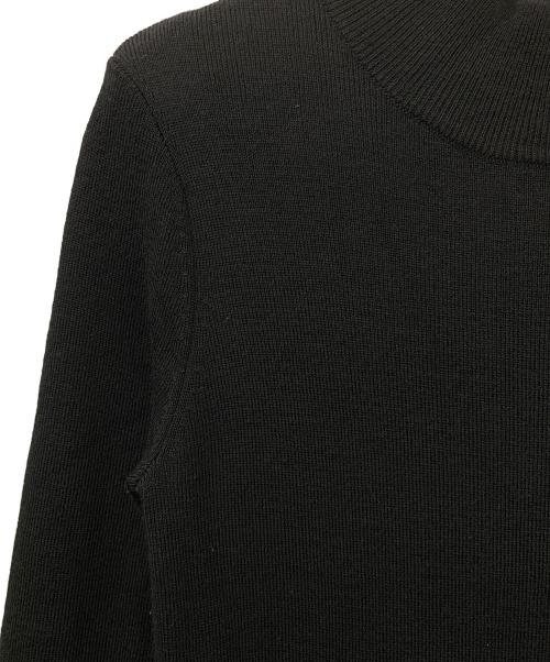 BLUE LABEL CRESTBRIDGE（ブルーレーベルクレストブリッジ）BLUE LABEL CRESTBRIDGE (ブルーレーベルクレストブリッジ) ノヴァチェックドッキングニットワンピース ブラック×レッド サイズ:36の古着・服飾アイテム